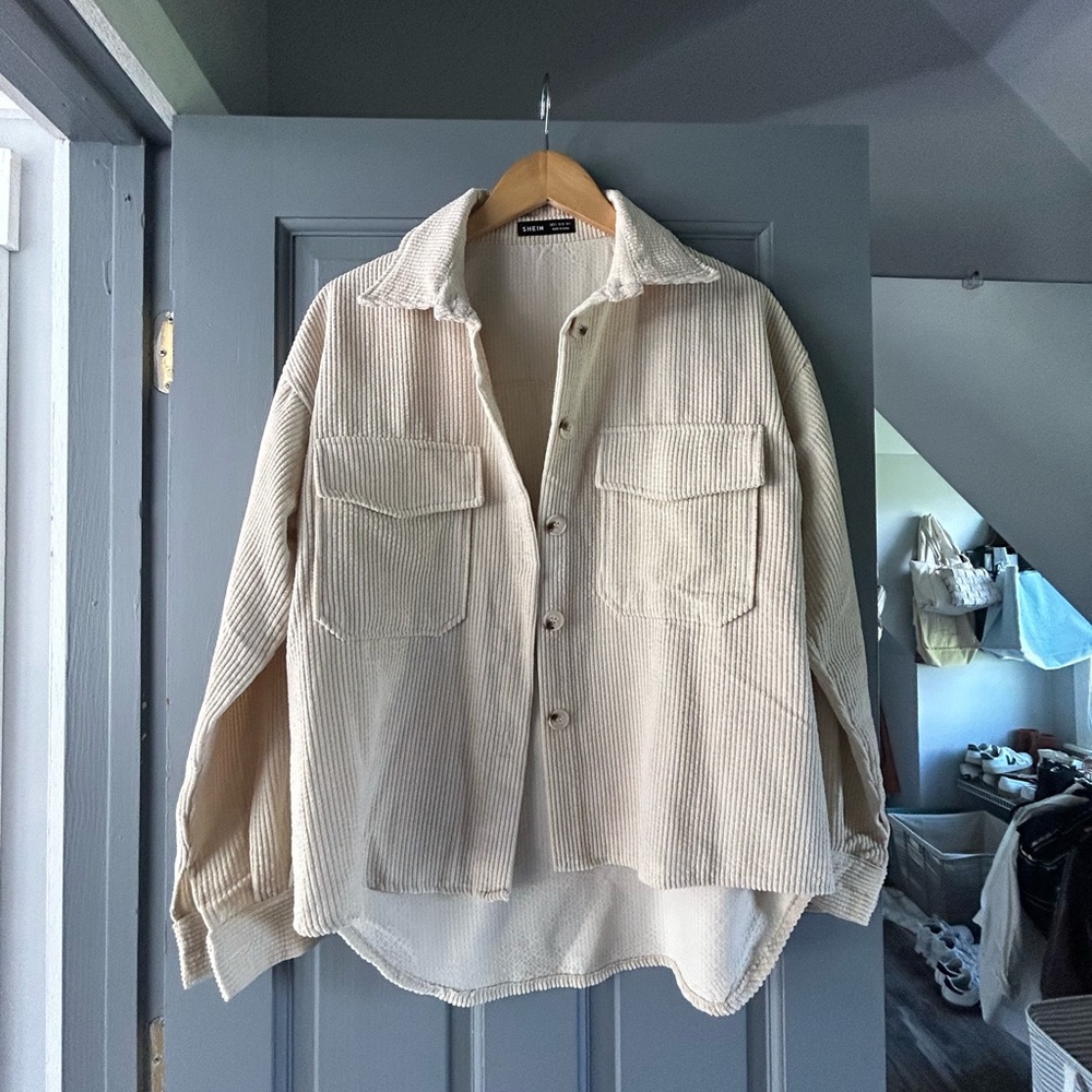 Corduroy cream jacket